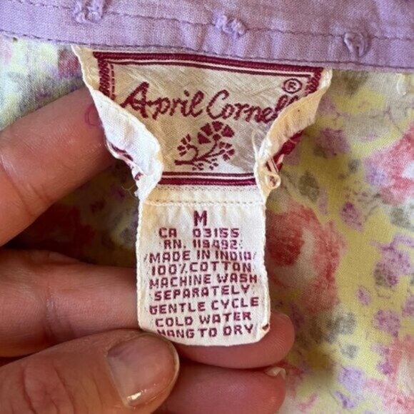 Vintage April Cornell Ditsy Floral Skirt Set - Picture 6 of 9